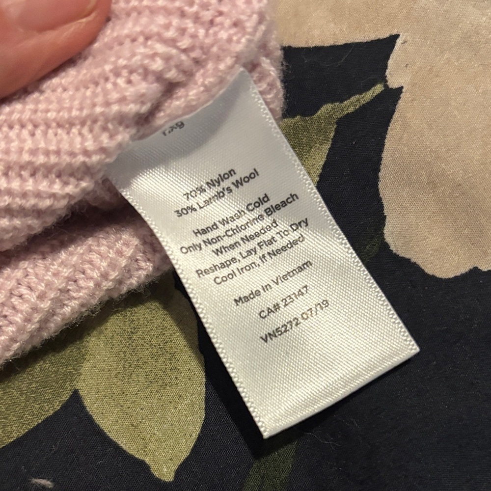 Talbots Light Pink Ribbed Knit Top - Picture 11 of 12